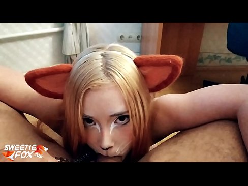 ❤️ Kitsune आफ्नो मुखमा डिक र कम निल्यो गुदा अश्लील  ❌️